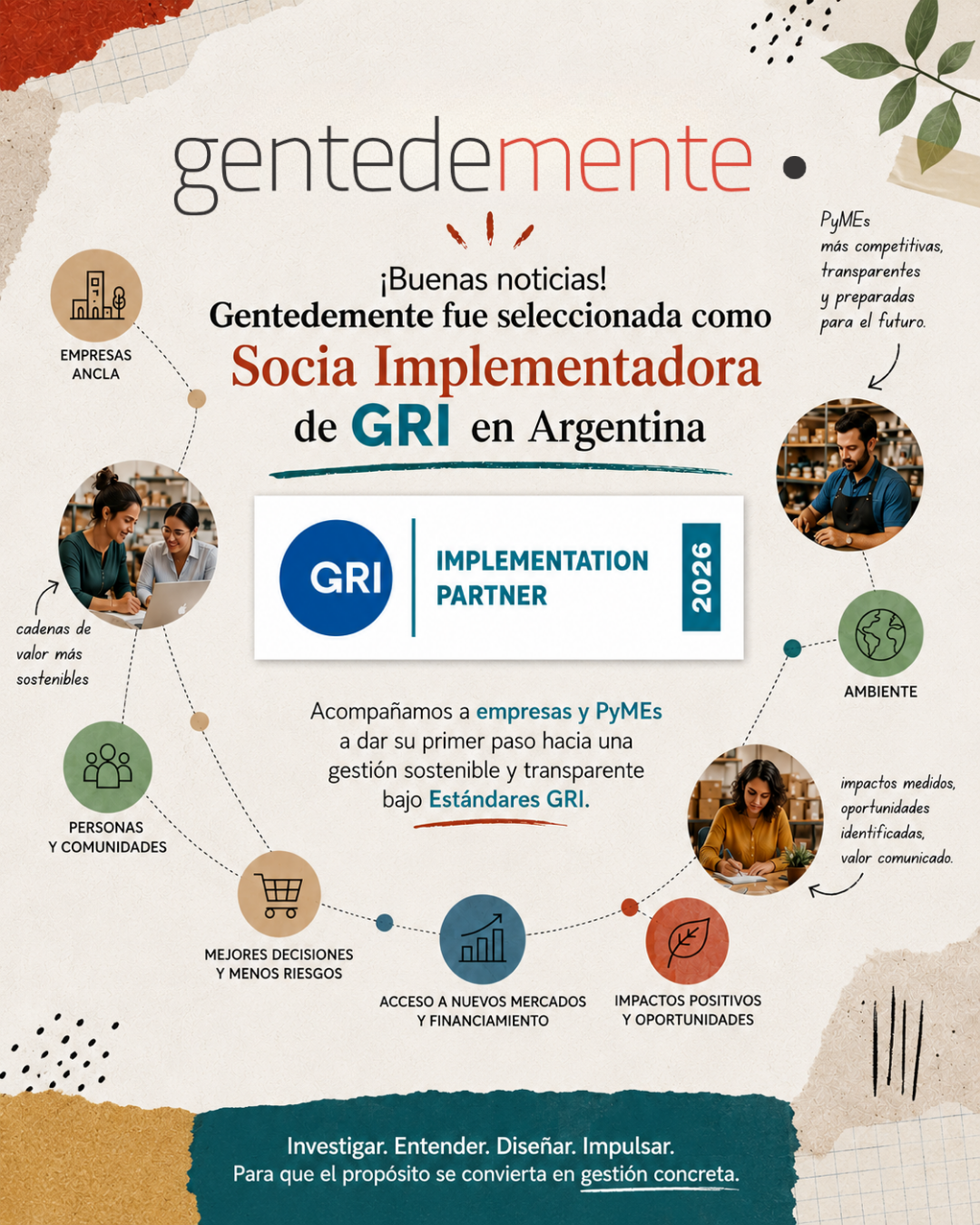 Fuimos seleccionados como socios implementadores de GRI Argentina